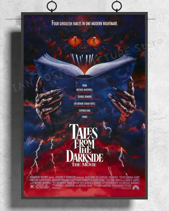 NJ365 TALES FROM THE DARKSIDE The Movie Horror creepshow Wall Sticker Silk Poster Art Home Decoration