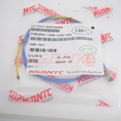 1pcs P01/P03 PTC Thermistor Thermal Switch Motor Protector Temperature Sensor 60/70/80/90/100/110/120/130/140/150/160/170/180℃