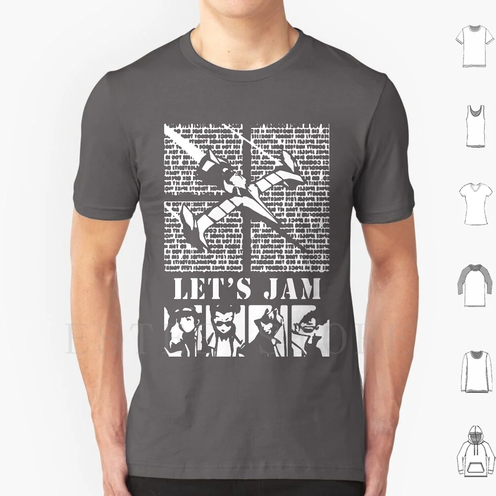 

Retro Vintage T Shirt Cotton Men DIY Print Anime Bebop Cowboy Manga Space Spike Spike Cowboy Bounty
