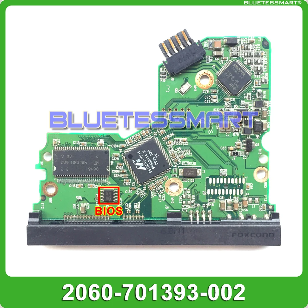 HDD PCB logic board 2060-701393-002 REV B for WD 3.5 SATA hard drive repair data recovery