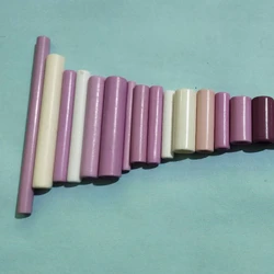 Porcelain rod ceramic stick 95/99 porcelain ceramic pipe various specifications sewing wear-resistant insulating ceramic rods