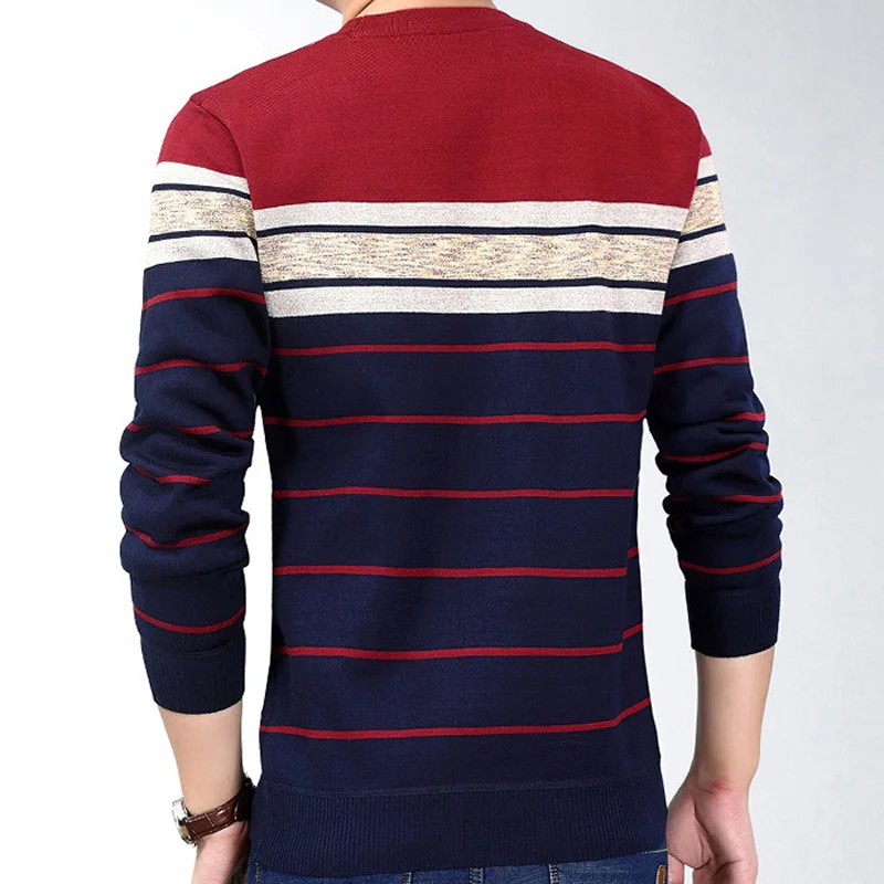 2022 Fashion Casual Clothing Social Fitness Bodybuilding Striped T Shirts Men T-shirt Jersey Tee Shirt Pullover Sweater Camisa