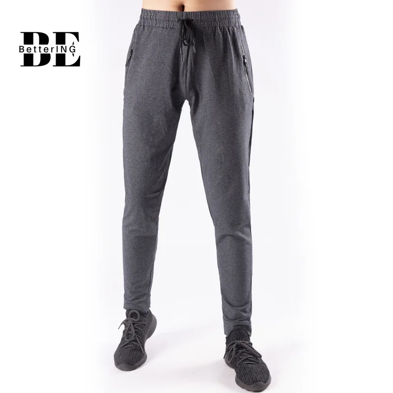 2021 Moisture Absorption Sweat Sweat Sweatpants Men's Cotton Fashion Slim Pants Outdoor Running Loose Casual Pants Fall