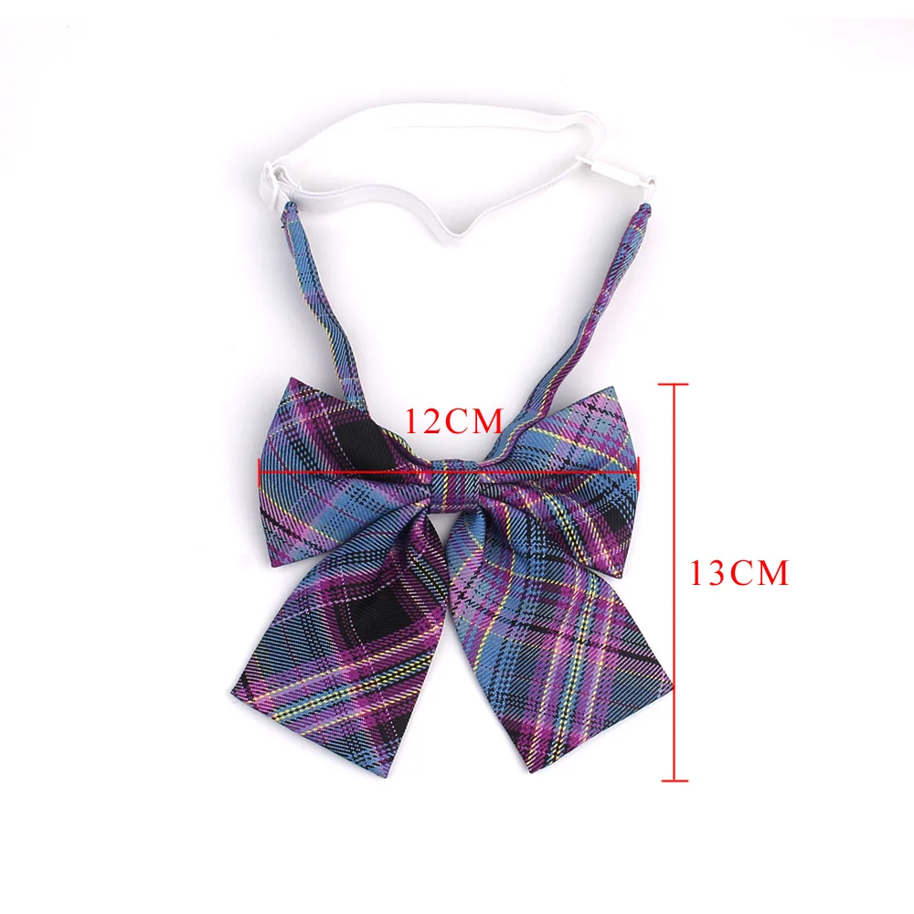 Damen Plaid Bowtie Casual fliege Für Frauen Uniform Kragen Butterf Bowknot Erwachsenen Überprüfen Bogen Krawatten Cravats Baumwolle Mädchen Bowties