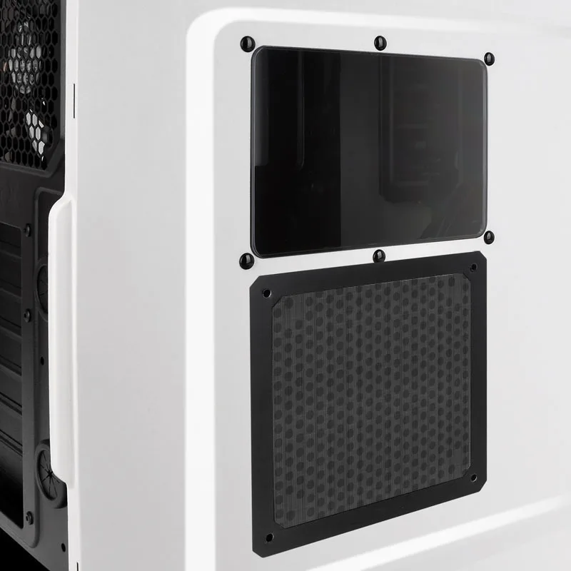 PC Dust Magnetic Filter 12CM 14CM 8CM w/ Screws,Magnetic Frame Black Mesh Dustproof Cover for Case Fan 120x120mm 140x140mm,80x80
