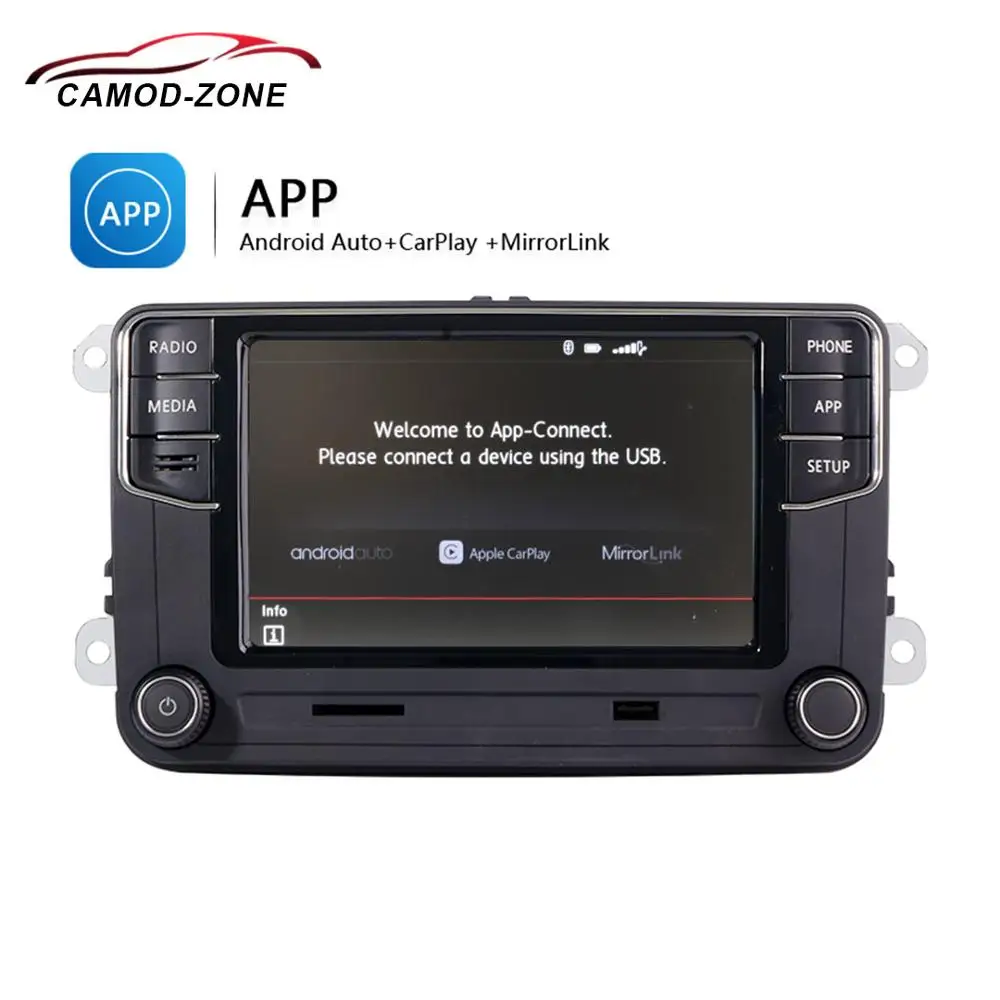 NEW RCD360 PRO NONAME MIB Carplay Radio RCD330 187B Android Auto For VW Golf 5 6 Jetta MK5 MK6 Tiguan CC Polo Passat 6RD035187B