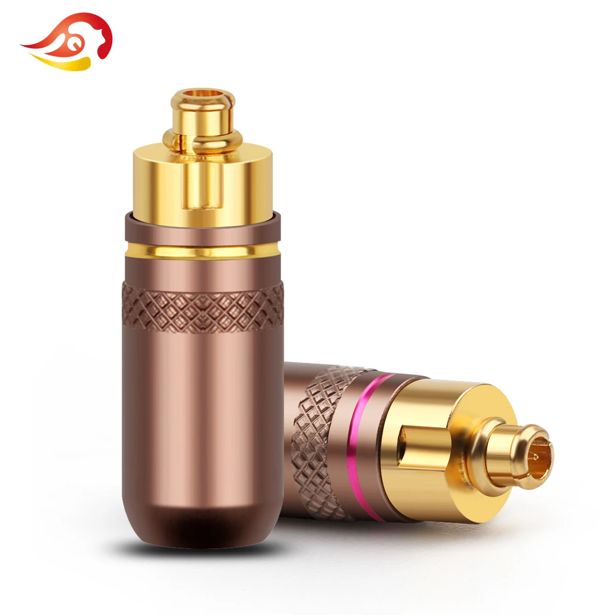 QYFANG Gold Plated Copper Earphone DN2002 Plug Audio Jack Wire Connector Metal Adapter Pin For DK3001 ES10 UE900 SE535 Headphone