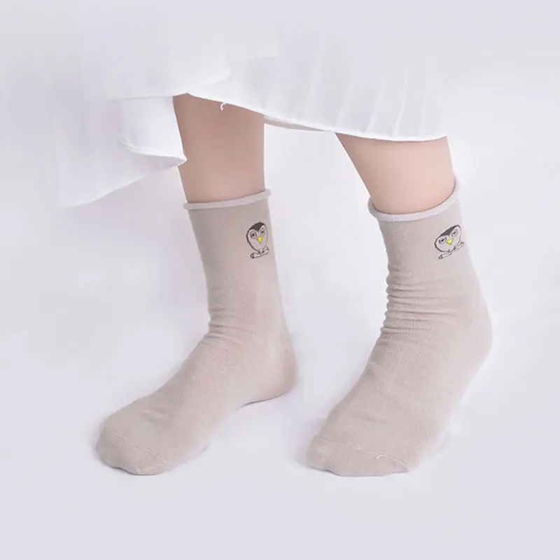 1 Pair High Quality Cute Dog Penguin Duck Rabbit Cat Pattern Japanese College Style Women Girls Sock Chic Cotton Socks