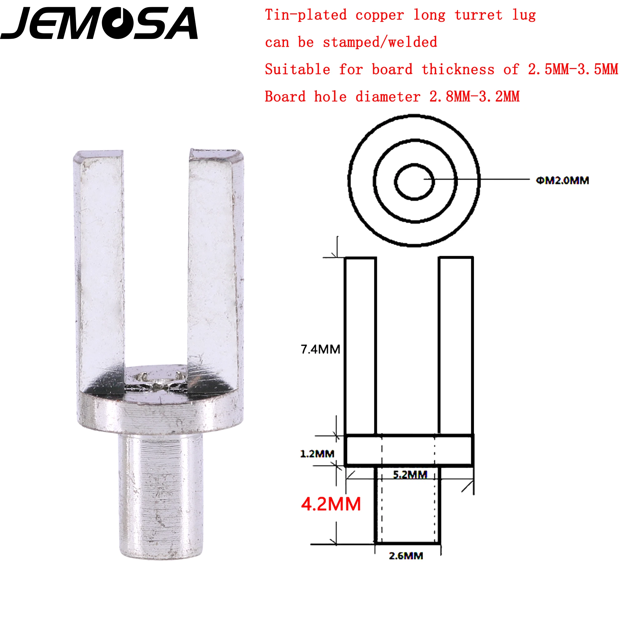 Turret lug Audio Tag Board Turret Board Terminal Board For Tube Amplifier DIY Project Kit Tin-plated Copper Turret lug