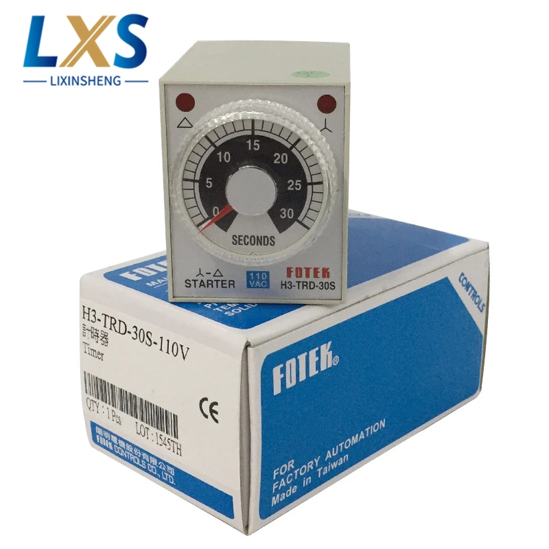 

Taiwan Fotek H3-TRD-30S 110V/220V Multi-range On Delay Timer For Industry