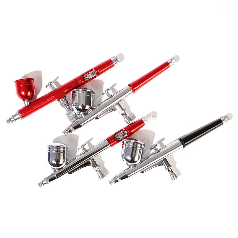 ALLSOME Airbrush Sprayer Art Airbrush Brush Rouge Spray Set Aerobic Airbrush Tool 0.3mm Nozzle