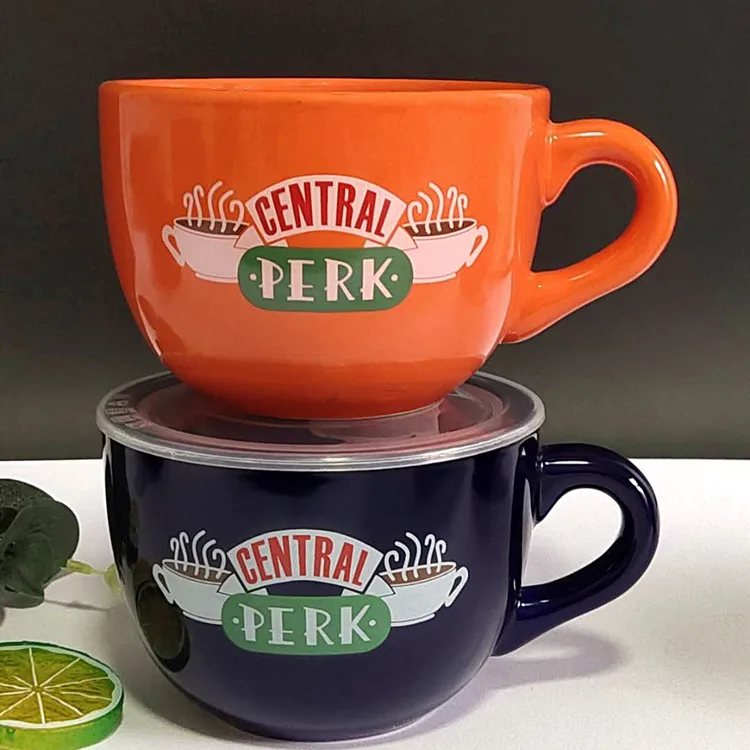 New Friends Tv Show Central Perk Big Mug 600ml Coffee Tea Ceramic Cup Friends Central Perk Cappuccino Mug Best Gifts For Friends