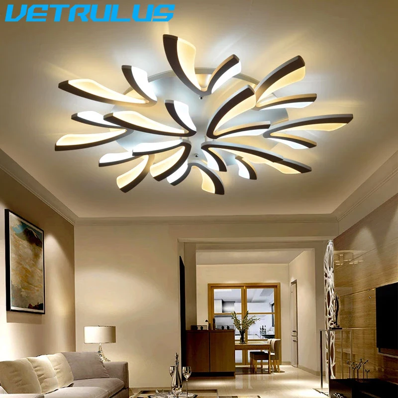 Modern LED Chandelier Light Nordic Acrylic Ceiling Lamp Luminaire Branch Designed Loft Lustre Lampara Living Room Decor Fixtures