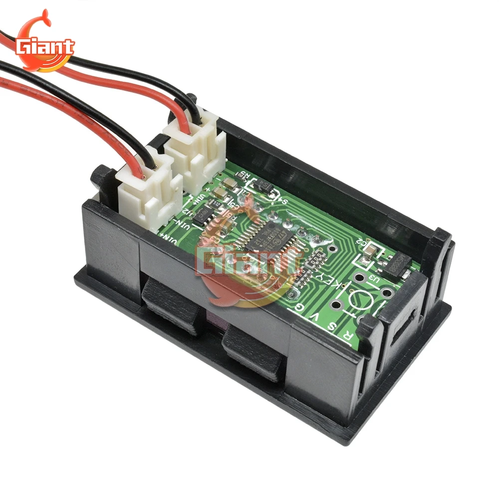 LED 5 Digits DC 0-4.3000-33.000V Digital Voltmeter Vlot Voltage Meter Voltage Indicator DC 5V 12V Car Panel Variable Precision