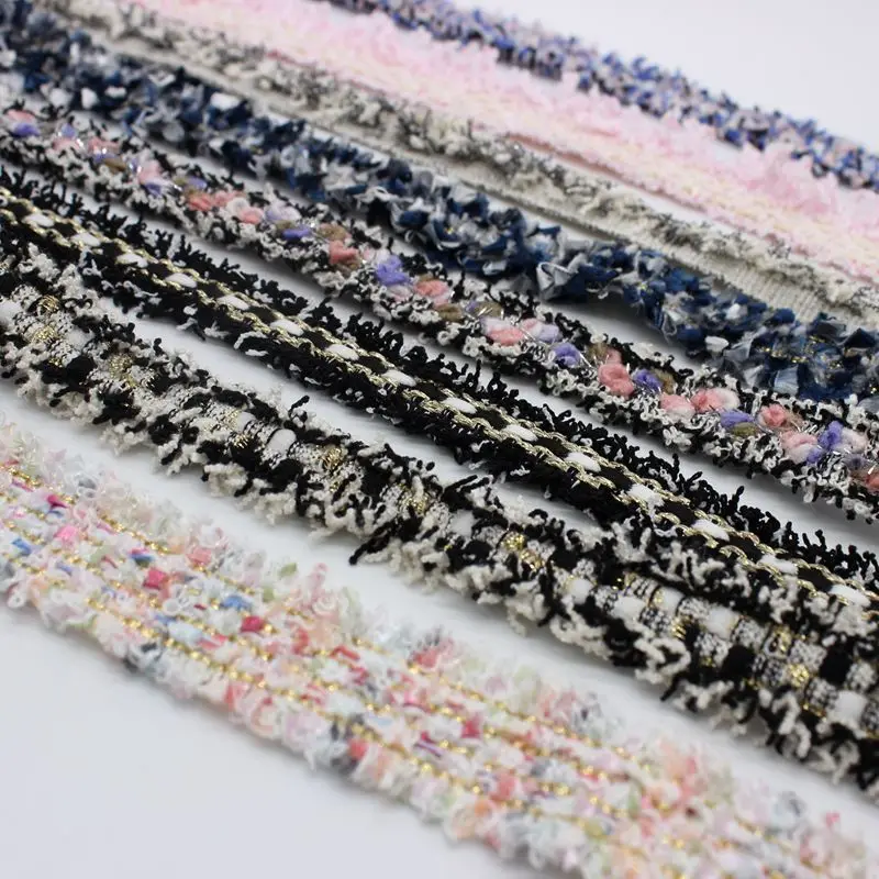 5yard Lace Trim Sewing Braided Lace Ribbon DIY Clothes Dress Edge bag shoulder strap hair accessories handmade materials