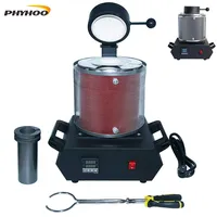 3KG Gold Melting Furnace  Digital Melting Furnace Machine Heating Capacity 2100W Casting Refining Precious Metals Gold Silve