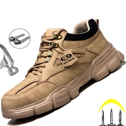 Männlichen Sicherheit Schuhe Arbeit Turnschuhe Unzerstörbar Arbeit Sicherheit Stiefel Winter Schuhe Männer Stahl Kappe Schuhe Sport Safty Schuhe Dropshipping