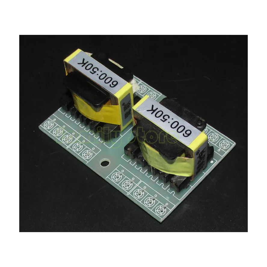 600: 50K Permalloy，low frequency signal transformer boosted 9.12 times audio isolator with shielding