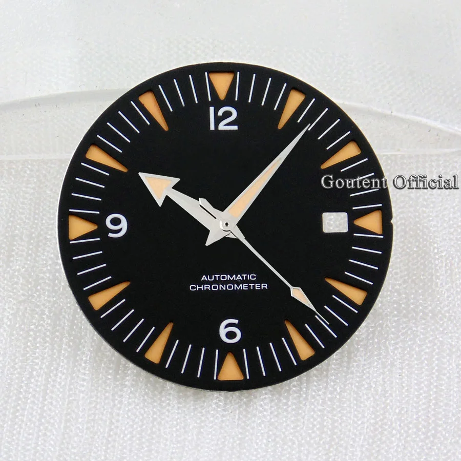 New Goutent 31mm Sterile Watch Dial With Hand For NH35/NH35A ETA2824/2836 Miyota 8205/8215/821A DG2813/3804 Movement