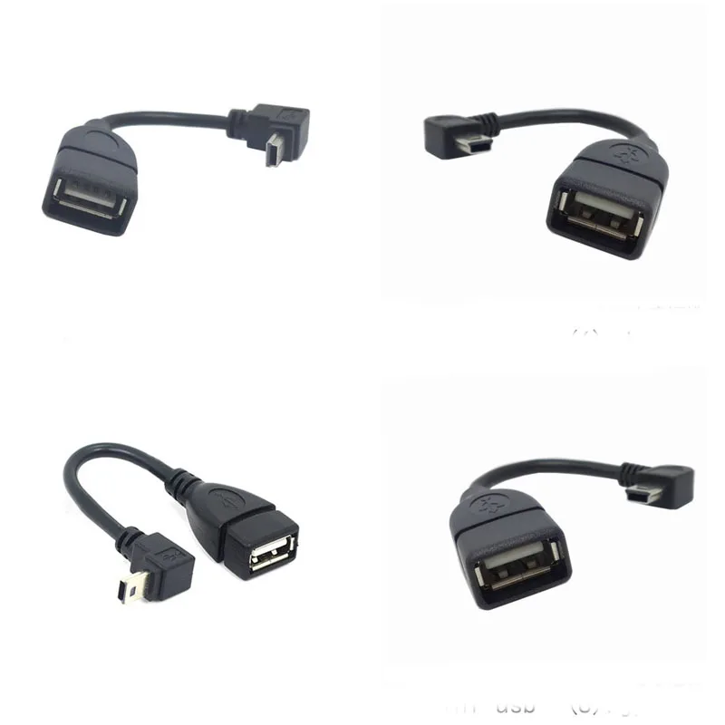 Mini USB Male to USB Female Converter Connector Transfer data Sync OTG Adapter for Car AUX MP3 MP4 Tablets Phones U-Disk