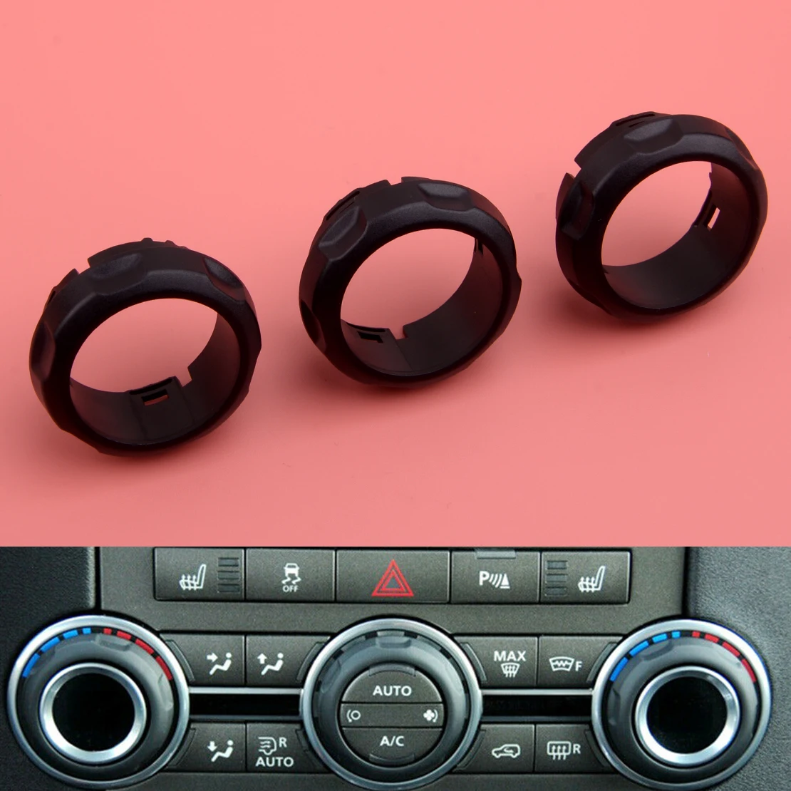 LR029591 Car Console Air Conditioning Control Knob Fit For Land Rover Range Rover Sport Discovery 4 2009 2010 2011 2012 2013