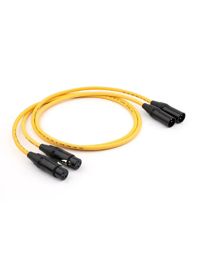 Pair VDH M.C.D102 MKIII XLR audio cables HYBRID XLR Female to male audio interconnect cable