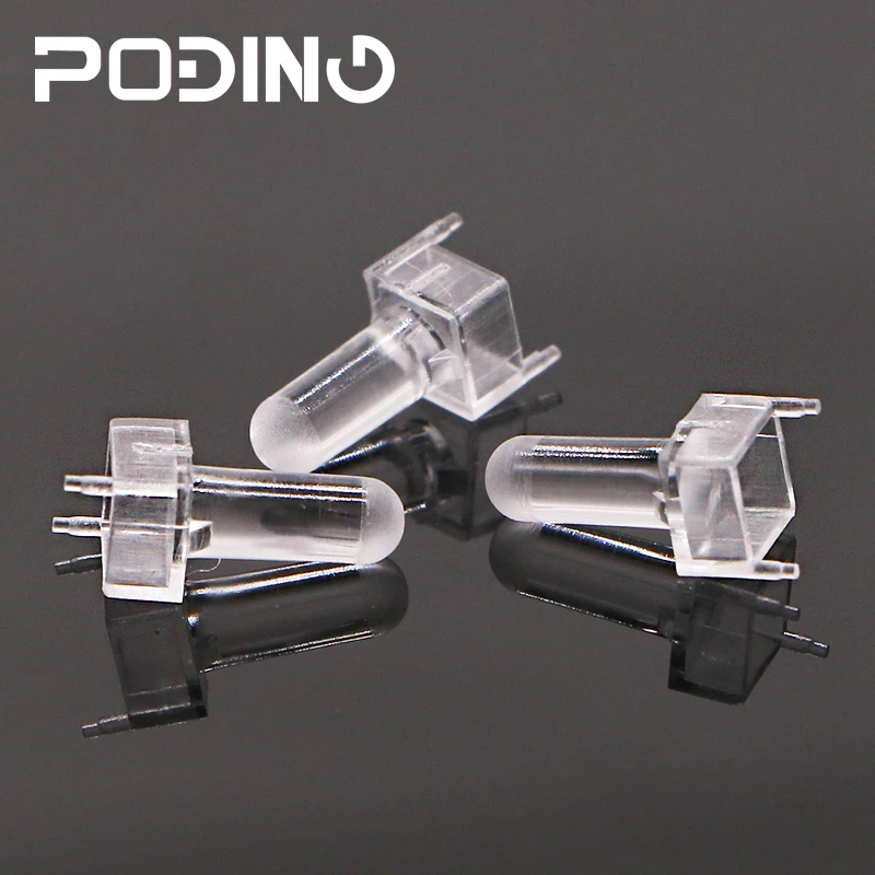 1000pcs/lot VLP-400-R Clear LED Light Guide Pipe