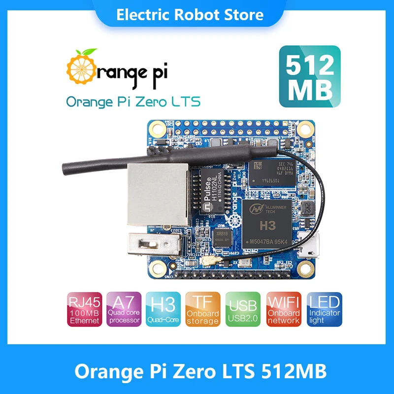 Imagem -02 - Orange Pi-zero Open-source Single Board Computer Quad-core Correr Android 4.4 Ubuntu Lts 512mb h3 Imagem Debian