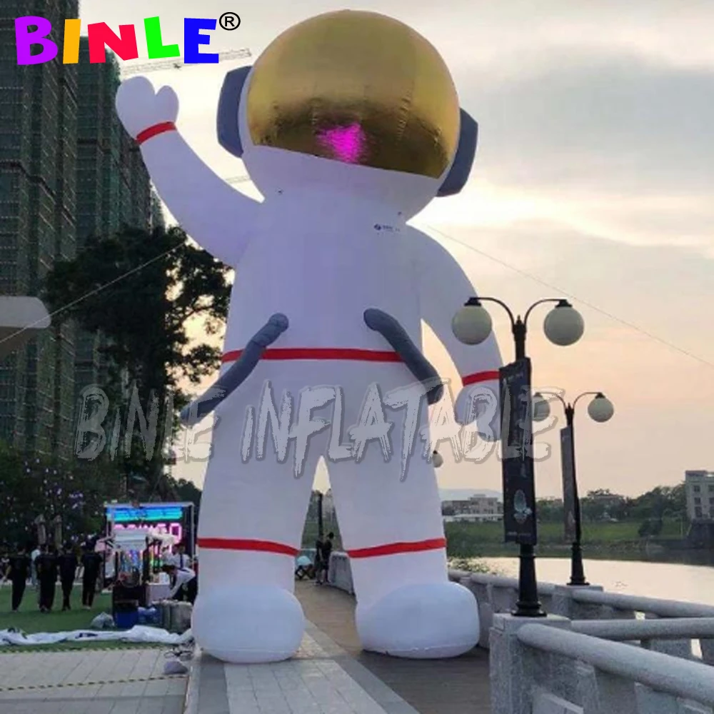 Astronauta inflable grande de 20 pies, emulador decorativo del Museo de Ciencias, globo de desfile de eventos espaciadores inflables para promoción