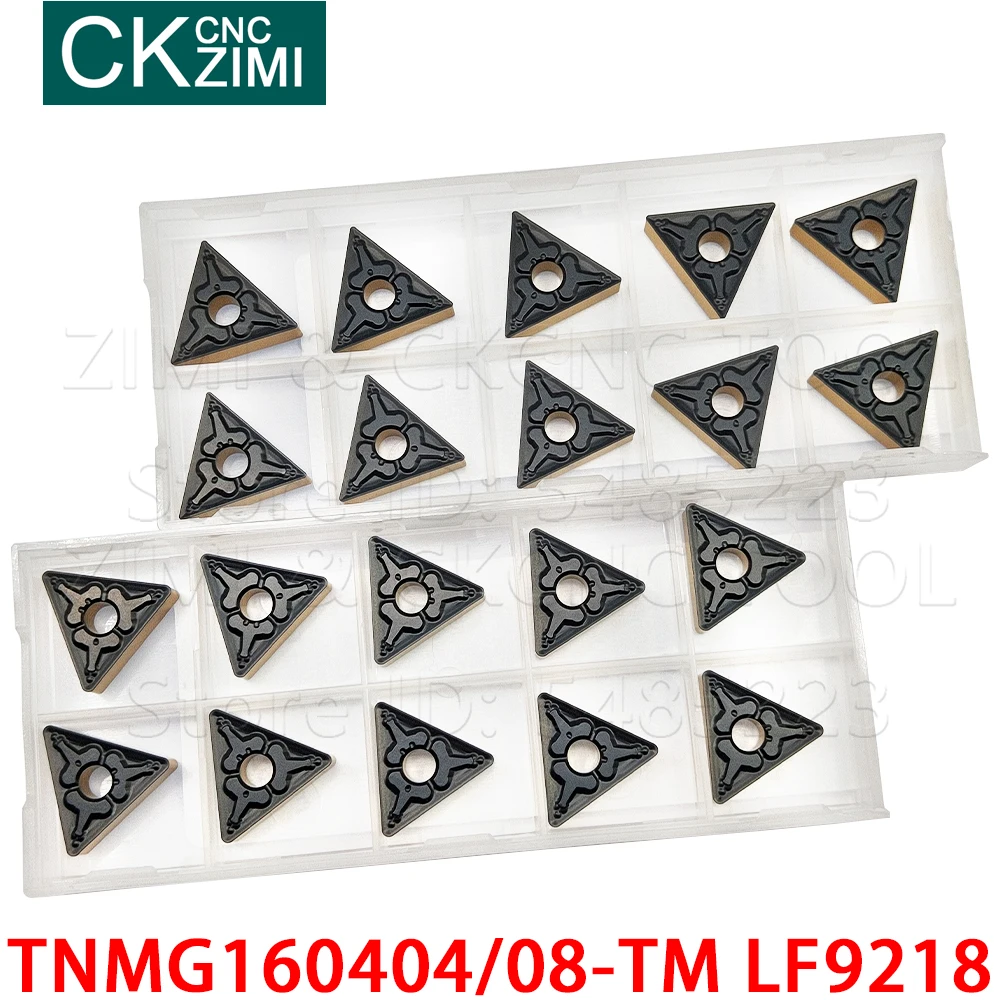 TNMG160404-TM LF9218 TNMG160408-TM LF9218 Carbide Inserts External Turning Tools CNC Mechanical lathe Cutter Tool TNMG For Steel