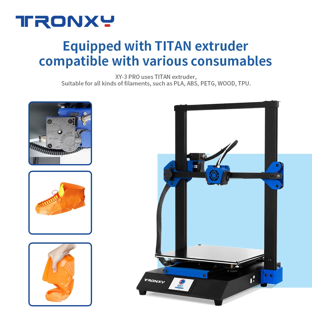 Imagem -05 - Pro Retomar a Falha de Energia Treliça Vidro Impressora 3d Kit Faça Você Mesmo com Alta Precisão Ultra-silencioso Função de Detecção de Filamento Inteligente Xy3