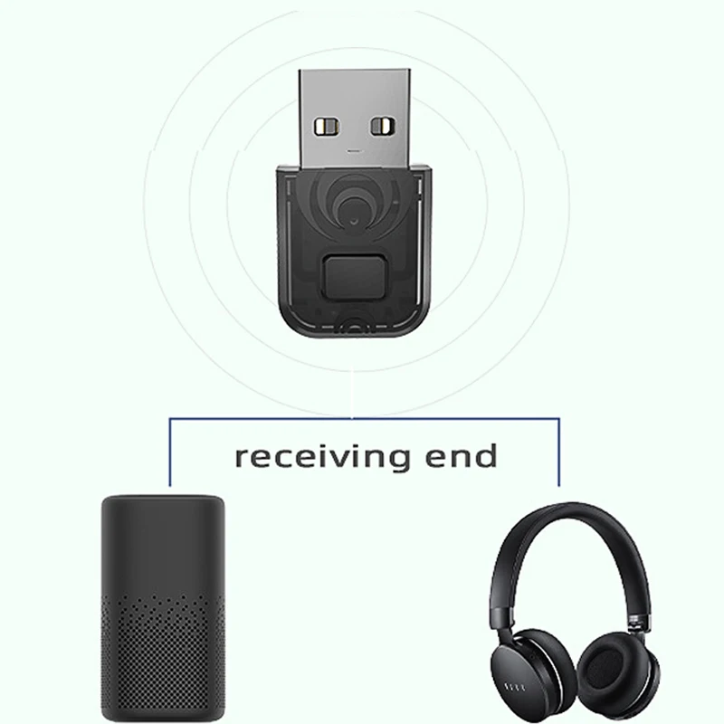 DATA FROG Wireless Headset Adapter Compatible-Nintendo Switch Adaptador Bluetooth-Compatible USB Receiver For PS5 PS4 Controller