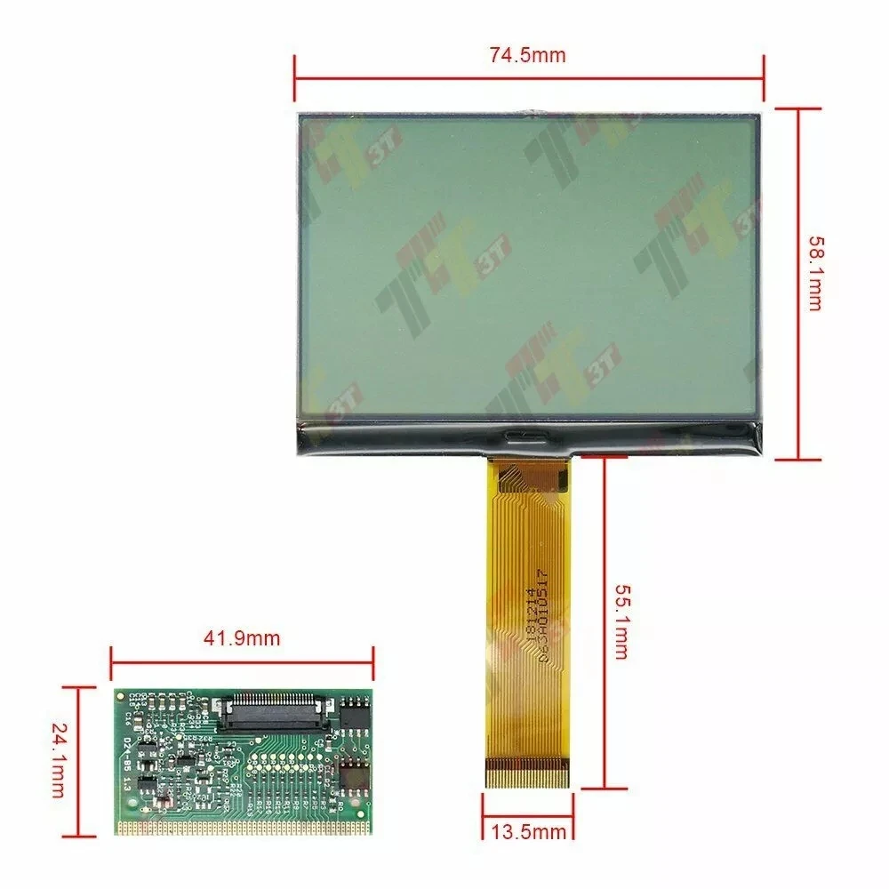 New LCD Display FOR John Deere Tractors Instrument Cluster Pixel Missing Repair