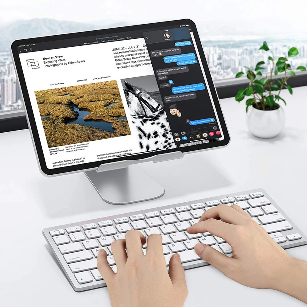 حامل لوحي من الألومنيوم لهاتف Apple Ipad يدعم حامل التابلت لجهاز Ipad Iphone Iphone Samsung Huawei Smart Phone 180 درجة دوران