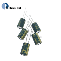 50PCS motherboard capacitor 1000uF 16V 8*12MM DIP 16V 1000uF 8*12 Aluminum Electrolytic Capacitor 8x12 in stock