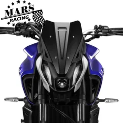 Motocicleta alumínio pára-brisas defletor, kit de capa de carenagem, se encaixa Yamaha FZ07, MT07, MT-07, 2021, 2022