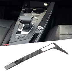 Car Console Gear Shift Box Frame Trim Cover Carbon Fiber Decoration Sticker For Audi A4 B9 A5 S5 2017 2018 2019 2020