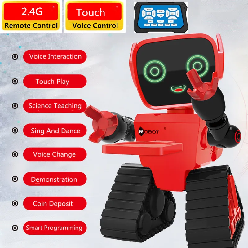 Thông Minh Robot Thông Minh Có Thể Ca Hát Nhảy Múa Tiếng Nói Chuyện Ghi Âm Tiết Kiệm Tiền Lập Trình Cảm Ứng Cảm Biến Robot Mang Theo Điều Quà Tặng