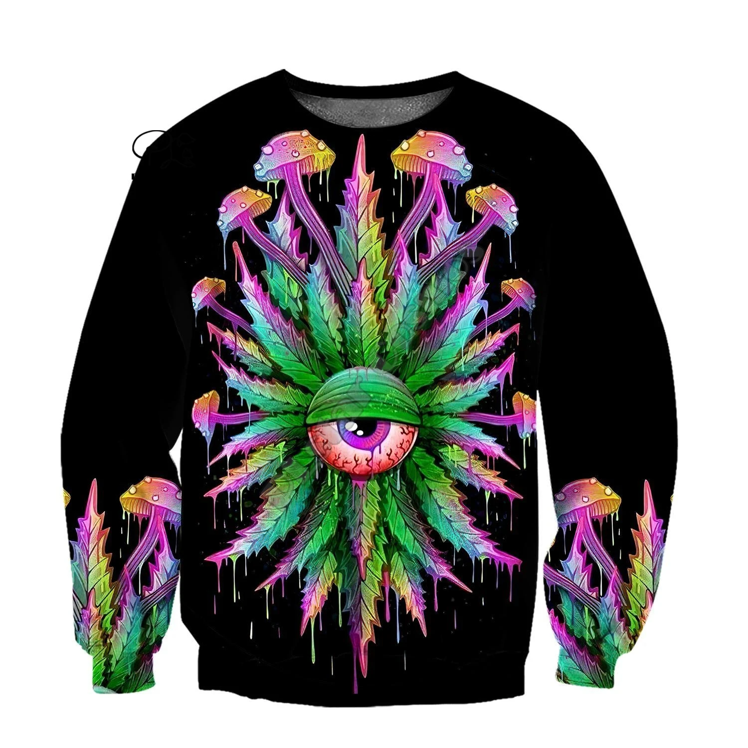 PLstar Cosmos 3D Print Hemp Weeds Royal Hippie Colorful Abstract Funny Men/Women Harajuku Streetwear Zip Hoodies/Sweatshirt-a14