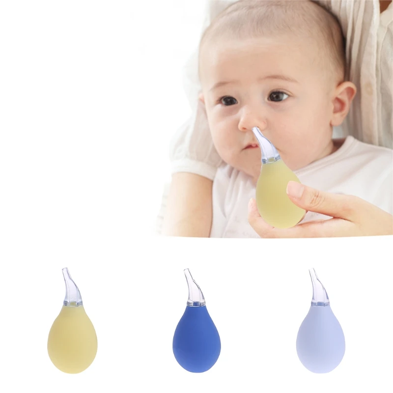 Baby Nasal Aspirator Suction Soft Tip Mucus Vacuum Runny Nose Cleaner J22