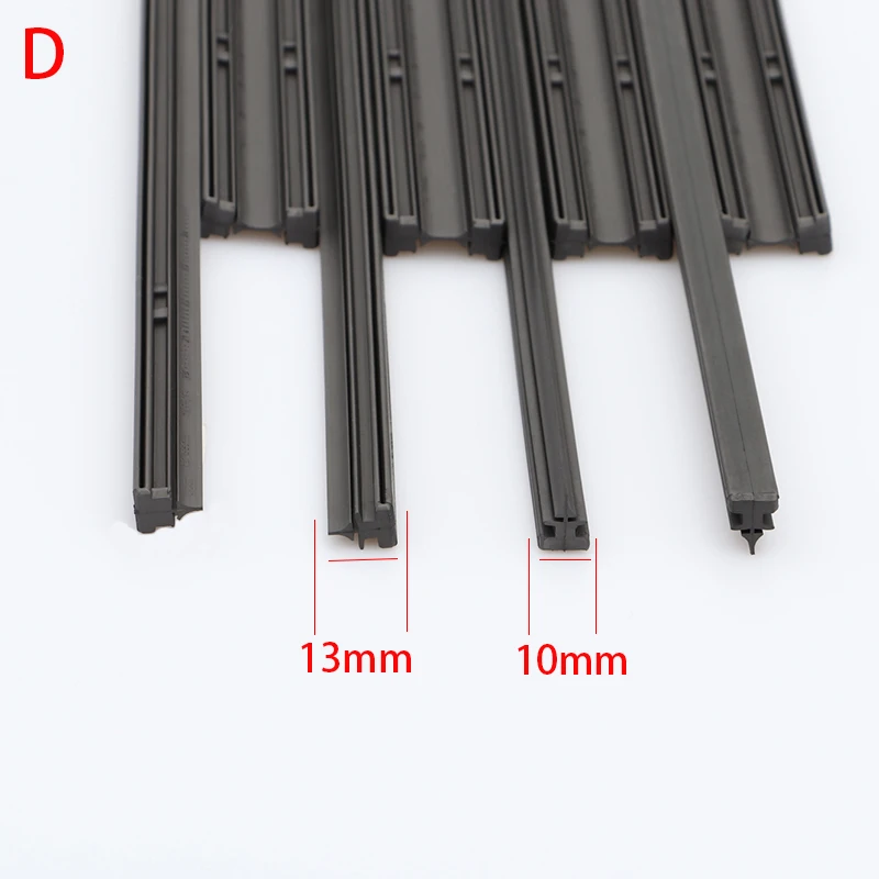 Various Car Wiper Blade Refills Rubber 14 16 17 18 19 20 21 22 23 24 26 28 30 32 Inch Auto Windshield Accessories