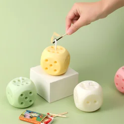 3D Dice Shape Candle Silicone Mould DIY Aromatherapy Candle Making Mould Home Decoration Tools