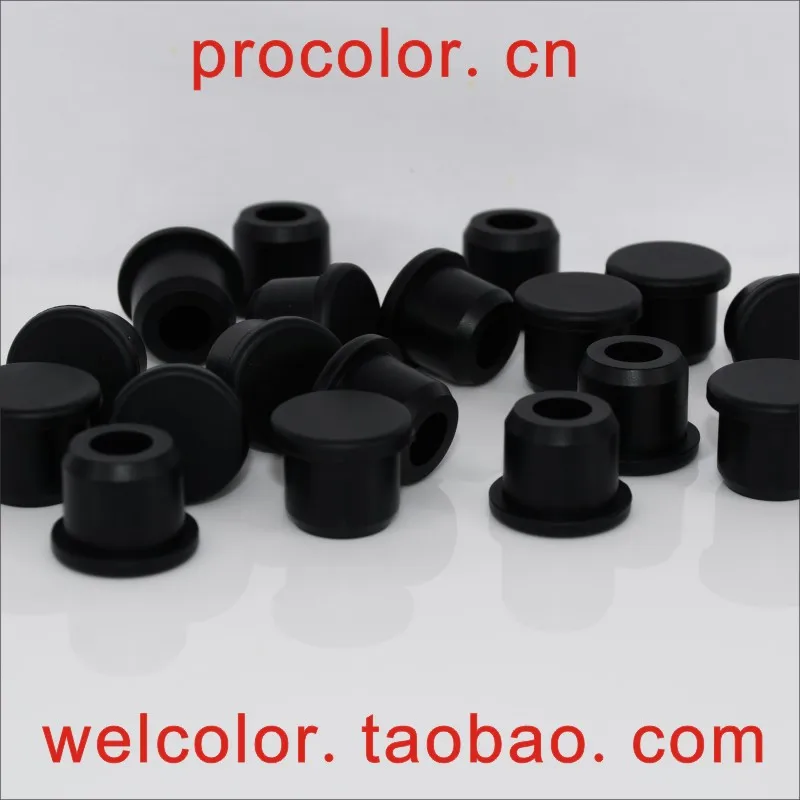 

China manufactory black Transparent stopper fits 12mm diameter 12.5 mm silicone rubber round bottle stopper Mask Seal Pipe plugs