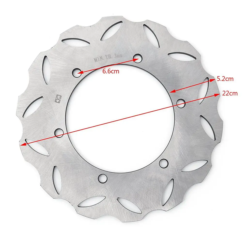 Motorcycle Rear Brake Disc Rotor For Yamaha YZF R6 YZF 600 R R6 1999-2002 YZR 1000 R1 2002 2003