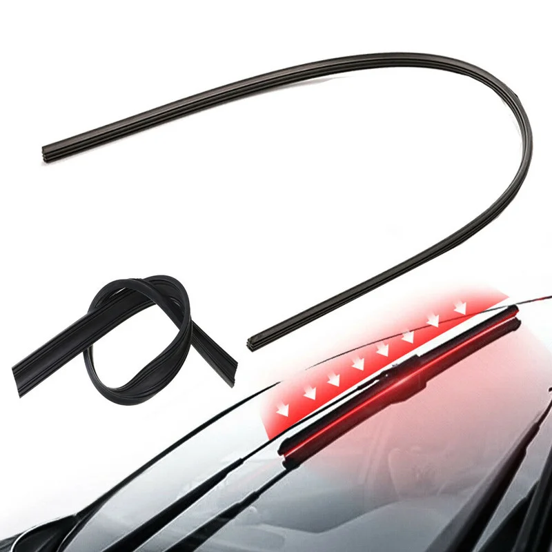 Car Rubber Windshield Wiper Blades Refill Frameless Replacement Strip Car Bus Rubber Universal Auto Accessories