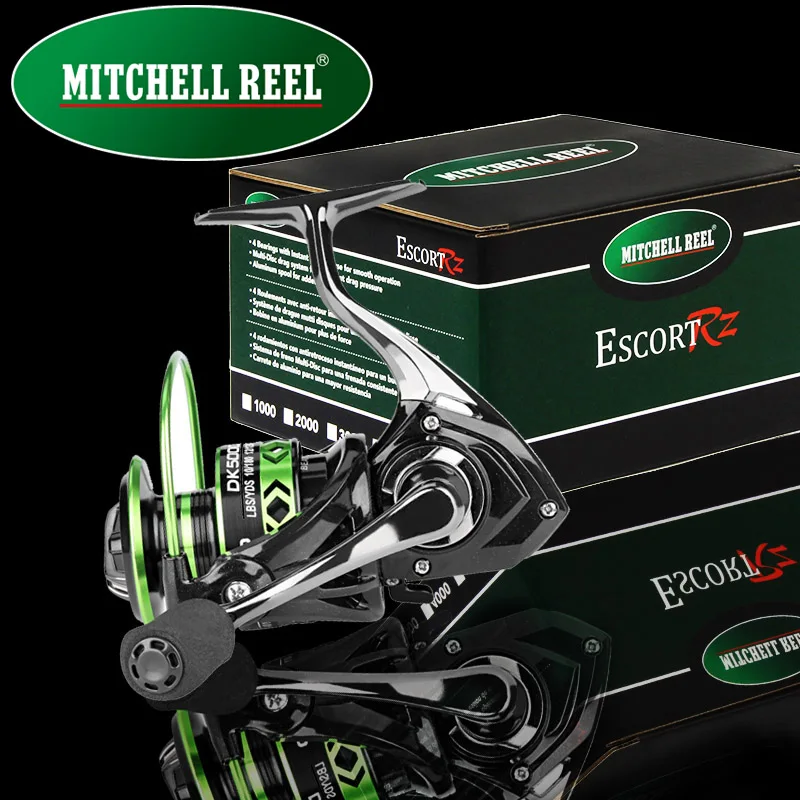 MITCHELL REEL Spinning mulinello da Pesca Full Metal Spool Carp Spinning per la Pesca Metal Line Cup Sea Tackle Pesca