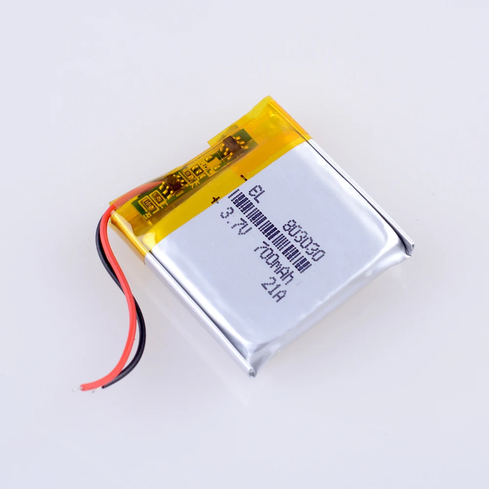 3.7V 700mAh 803030 akumulator litowo-jonowy polimerowy do Mp3 DIY PAD DVD e-book zestaw słuchawkowy bluetooth