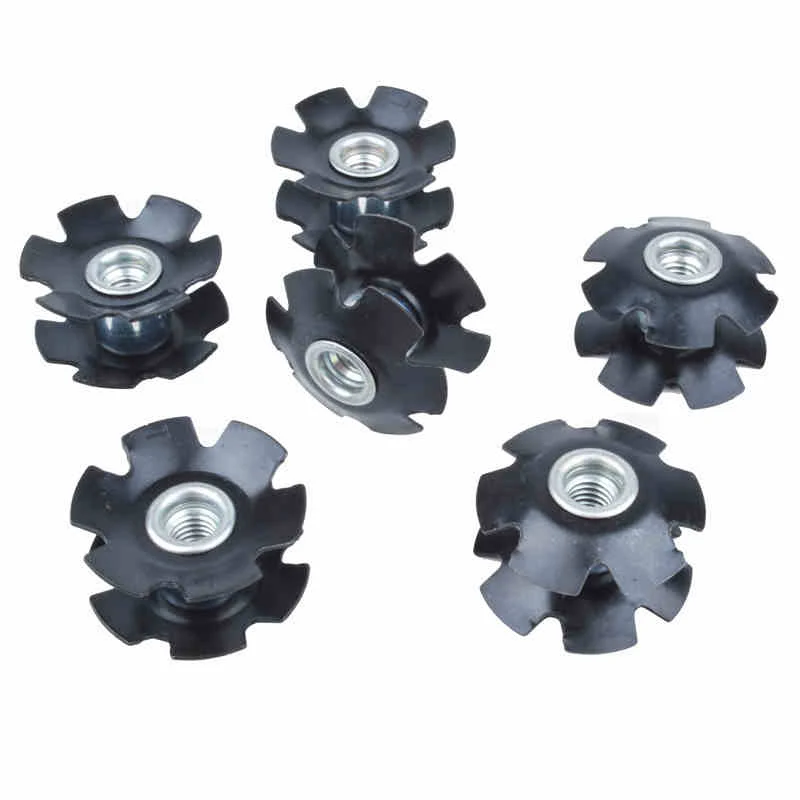 5pcs Bike Headset Flanged Star Nut for 28.6mm 1 1/8\