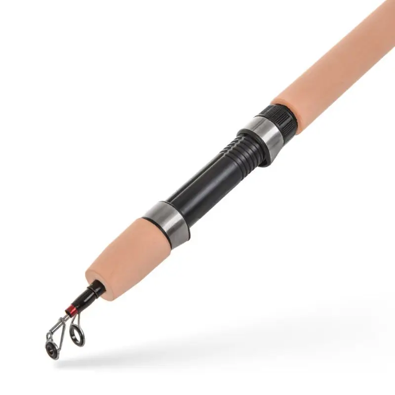 New Winter Ice Fishing Rod Telescopic Mini Combo Pen Lures Tackle XXUF
