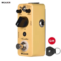 MOOER acustikar pedale per chitarra simulatore di chitarra acustica pedale effetto chitarra True Bypass con 3 modalità (Piezo/Standard/Jumbo)